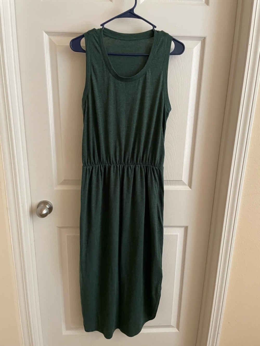 Cupshe Forest Green Sleeveless Midi Dress